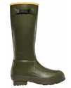 Youth Size 9 18-Inch Green Burly Rubber Boot