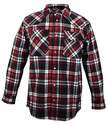 Men's Tall Red Plaid Western Snap Flannel Shirt
