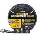 Supreme Duty Black Garden Hose, 50-Foot