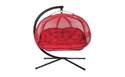 Red Hanging Patio Loveseat Pumpkin Chair With Stand