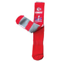 Team Colors Kansas City Chiefs AFC Super Bowl Champion Acrylic Blend Men's Crew Sock, 1-Pack, L