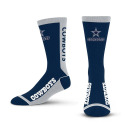 Dallas Cowboys MVP Crew Sock In Team Colors, Size Large
