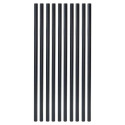 32-Inch Round Black Sand Steel Vintage Baluster 10-Pack