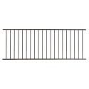 34-Inch X 8-Foot Black Steel Traditional Railing Level Panel