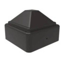 3-Inch Black Sand Pressed Dome Cap