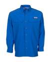 Flats V Blue Wave Bloodguard Plus Long Sleeve Men's Fishing Shirt, M
