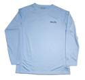 Cabo Crew IV Long Sleeve Placid Blue Knit Shirt, Size Extra Large