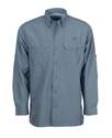 Largo Gray Bloodguard Long Sleeve Men's Fishing Shirt, 2XL