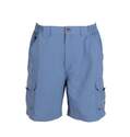 Boca Grande II Bloodguard Steel Blue Men's Fishing Shorts, 32