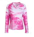 Womens Medium Pink Deep Mindscape Long Sleeve Performance Shirt