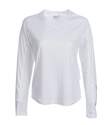 Womens X-Large White Cabo Crew Long Sleeve Shirt With BloodGuard