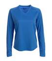 Womens Small Regatta Blue Cabo Crew Long Sleeve Shirt With BloodGuard
