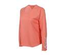 Shirt Cabo II Long Sleeve Performance Shirt, Coral Reef, Medium
