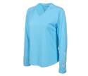 Shirt Cabo II Long Sleeve Performance Shirt, Coastal Blue, Size Small