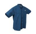 Flats V Teal Bloodguard Plus Short Sleeve Men's Fishing Shirt, L