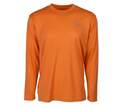 Cabo Crew V Mandarin Knit Long Sleeve Men's Fishing Shirt, L