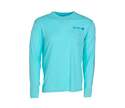 Cudjoe Key Long Sleeve Shirt Aquamarine- Size Small