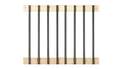 32-Inch Traditional Aluminum Flat Black Baluster For 36-Inch Rail