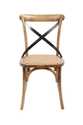 Medium Brown Brody X-Back Side Chair