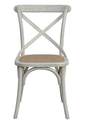 Cottage White Brody X-Back Side Chair