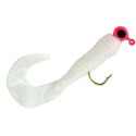 2-Inch 1/16-Ounce Pink/White Rigged Grub 7-Pack