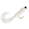2-Inch 1/16-Ounce White Rigged Grub 7-Pack