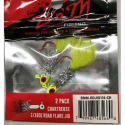 1/16-Ounce Chartreuse Road Flare Jig 2-Pack