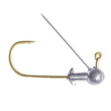 1/16-Ounce Unpainted Weedless Ball Head Jig