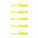 1/32-Ounce Clear Chartreuse Mini Mite 5-Pack