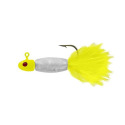 Lindner 1.5-Inch Pearl With Chartreuse Tail Panfish Special Jig