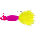 Lindner 1.5-Inch Pnk With Chartreuse Tail Panfish Special Jig