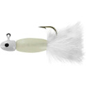 Lindner 1.5-Inch Glow With Pearl Tail Panfish Special Jig