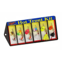 Hot Trout Kit Plain And Dressed Aglia Assortment 6-Piece