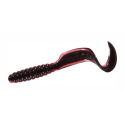 4-Inch Red/Black Twister Tail