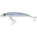 2.75-Inch 3/16-Oz Silver Black Pins Minnow Floating Lure