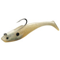 4-Inch 1-Oz Pearl Spot Holographic Swim Shad  3-Pack