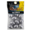 Egg Sinker 1-Pound Bag 3 -Ounce - 5-Pieces
