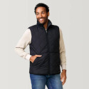 Atlas Jet Black Reversible REPREVE® Synthetic Fill Men's Vest, S