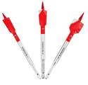 3-Piece Demo Demon Spade Bit Set For Nail-Embedded Wood