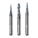 Carbide Fine Detail Router Bit Set, 3-Piece