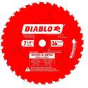 7-1/4-Inch X 36-Tooth Wood And Metal Carbide Saw Blade
