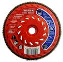 4-1/2-Inch 80-Grit Steel Demon Grinding & Polishing Flap Disc With Speed Hub