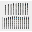 29-Piece Metal Demon Drill Bits Set For Mild, Hardened And Stainless Steels