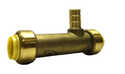 1/2-Inch Ptf X Ptf X Cts Brass Lead-Free Slip Tee