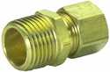 7/16-Inch X 1/4-Inch Comp X Mip Brass Lead-Free Adapter
