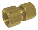 3/8-Inch X 1/4-Inch Comp X Fip Brass Lead-Free Adapter