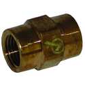 1/4-Inch X 1/4-Inch Fip Brass Lead-Free Bar Stock Coupling