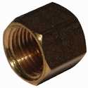 1/4 in. Compression Brass Nut - 1-Pack