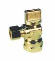 1/4-Inch 3/8-Inch X 1/2-Inch Fip X Comp Angled Turn Stop Valve