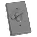Gray Vertical Toggle Switch Cover